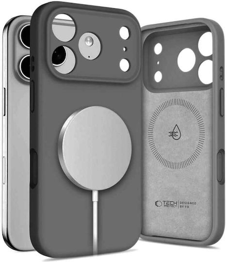 Tech-Protect Back Cover Σιλικόνης Γκρι (iPhone 17 Pro Max)