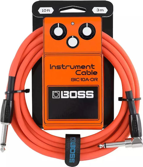Boss Cable 6.3mm male - 6.3mm male 3m Orange (BIC-10A-OR)