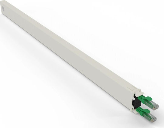 Patchbox U/UTP Cat.6a (Gigabit) Καλώδιο Δικτύου Ethernet 1.8m Πράσινο