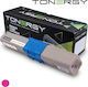 Tonergy Compatible Toner for Laser Printer OKI OKI-46508710 Magenta with Chip