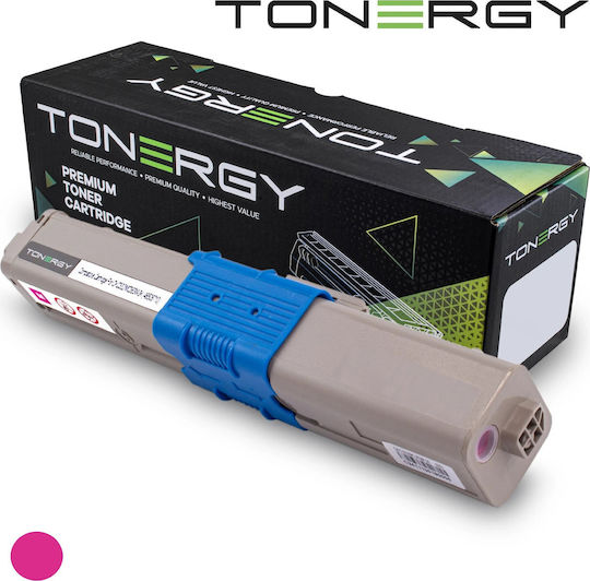 Tonergy Compatible Toner for Laser Printer OKI OKI-46508710 Magenta with Chip