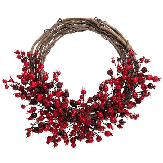 Iliadis Weihnachtsdekoration Kranz mit Durchmesser 50cm. Berries
