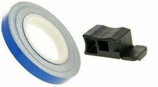 Oxford Wheel Streifen Reflektieren Blau & Appl 7mmx6m