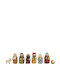Kaemingk Katoikonhome Set of 8 Figures Christmas Manger Polyresin Multicolour 9.5 cm