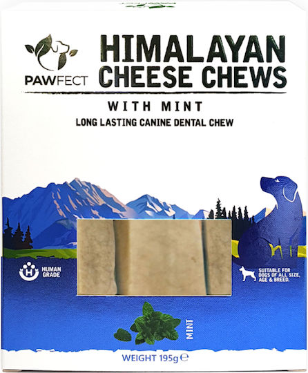 Pawfect Dog Treat Grain & Gluten Free with Mint, Mlik and Cheese 65gr