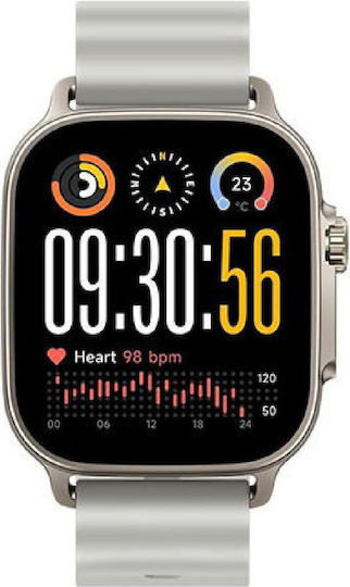 Realme Watch 5 Titanium με Παλμογράφο (Ασημί)