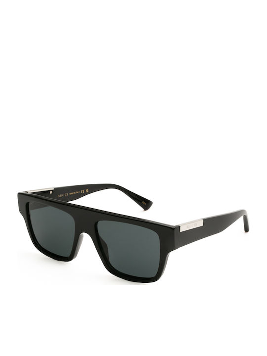 Gucci Unisex Sonnenbrillen mit Schwarz Horn umr...