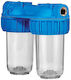 Atlas Filtri AFO SX Junior Plus Water Filtration System Double Central Supply Micron 3/4'' 5-0270