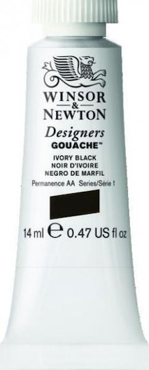 Winsor & Newton Τέμπερα Ζωγραφικής Ivory Black σε Σωληνάριο 14ml