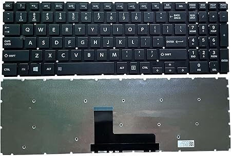 Keyboard Toshiba L50-b Without Backlit with Frame