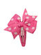 Elecool Polka Dot Bow Kids Hair Clip Multicolour In Pink Colour