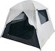 Bigfour Domino 3 Σκηνή Camping Ασημί για 3 Άτομα 210x210x170εκ.