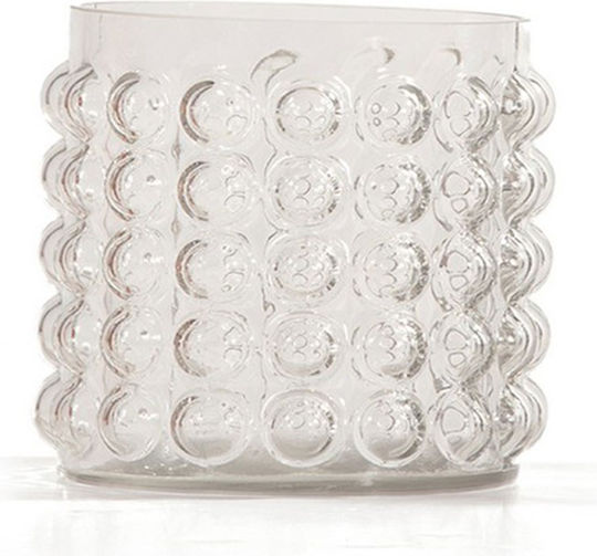 Nef-Nef Homeware Decorative Vase Olmo Transparent 16x16x17cm