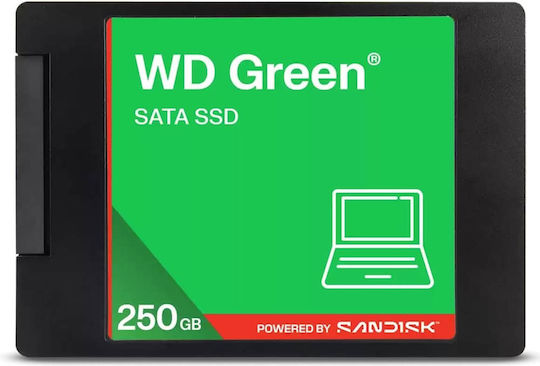Western Digital Green 5Gen SSD 250GB 2.5'' Type with SATA III Connection WDS250G5G0A-00CPT0
