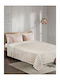 Madi Puffella Decke Fleece Einzeln 160x220cm Beige