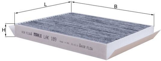 Mahle Cabin Air Filter Lak 189