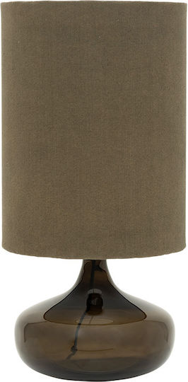 Urban Nature Culture Amsterdam Glass Table Lamp with Green Shade and Base