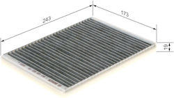 Bosch Cabin Innenraumluftfilter 1 987 435 553