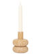 Urban Nature Culture Amsterdam Candle Holder Ceramic 10x10x14cm 1pcs Various Colors