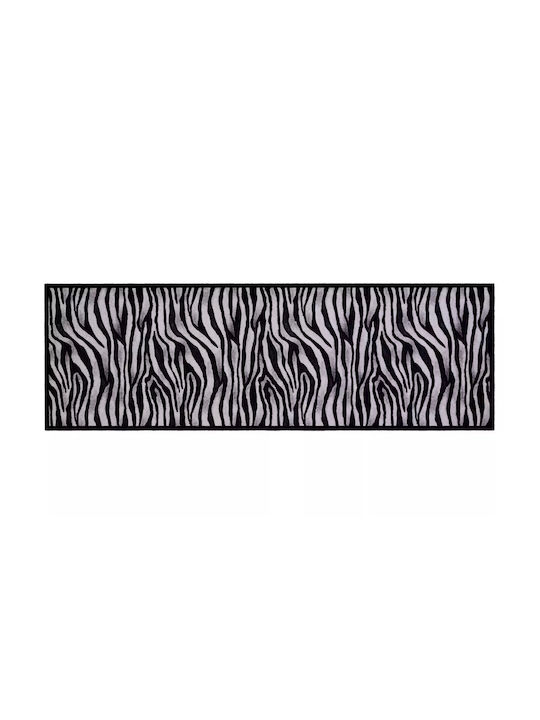 Sdim Küchenmatte für den Flur mit rutschfestem Unterlage Zebra 50x150εκ.