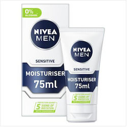 Nivea Men Sesitive Moisturiser Ανδρική Ενυδατική Κρέμα Ημέρας 75ml