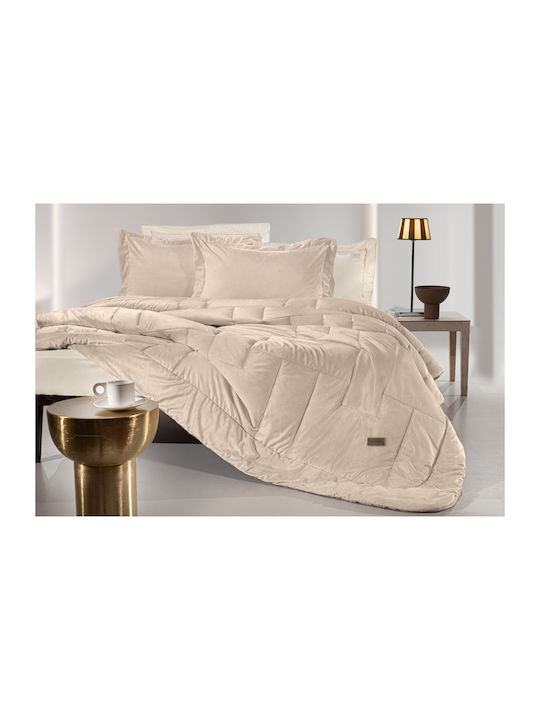 Guy Laroche Bettdecke Großes Doppelbett 250x240cm Scarlett Beige