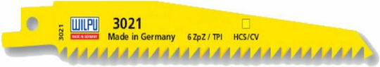 Set of Jigsaw Blades for Wood Plastic 5 Pieces Wilpu 3021 280mm 3021/300 3021/300