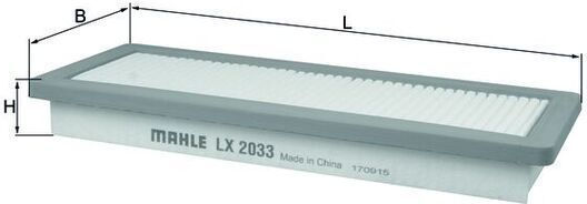 Filtru De Aer Mahle Lx 2033