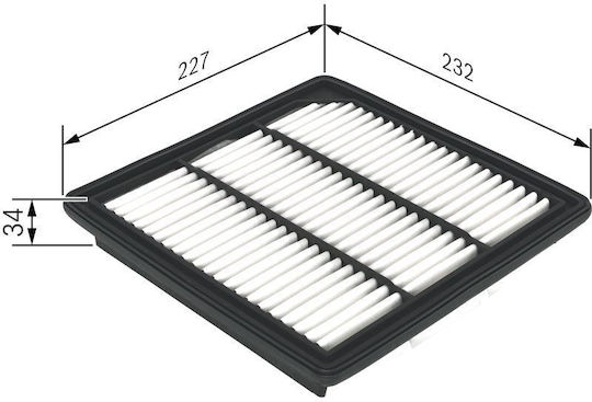 Bosch Auto Luftfilter F 026 400 407