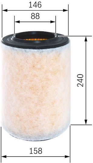 Bosch Auto Luftfilter F 026 400 298