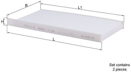 Cabin Air Filter Mahle La 468/s