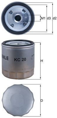 Mahle Kc 20 Benzinfilter