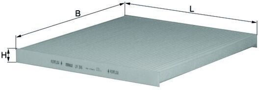 Mahle La 306 Cabin Air Filter