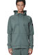 Hooded Green Sweatshirt