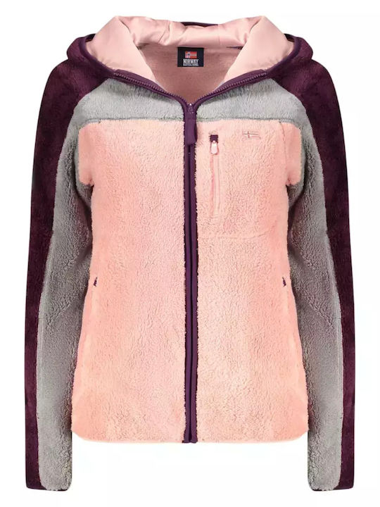 Fleece Damen Jacke Pink