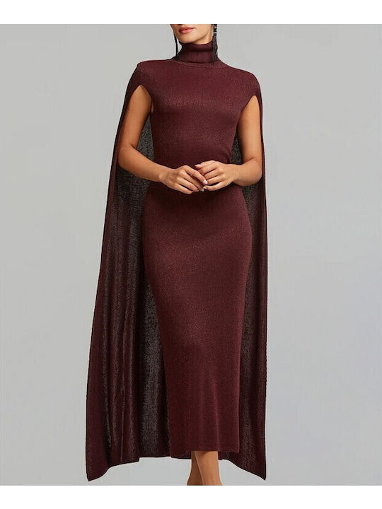 Maxi Abendkleid Kirschefarben