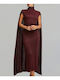 Maxi Abendkleid Kirschefarben