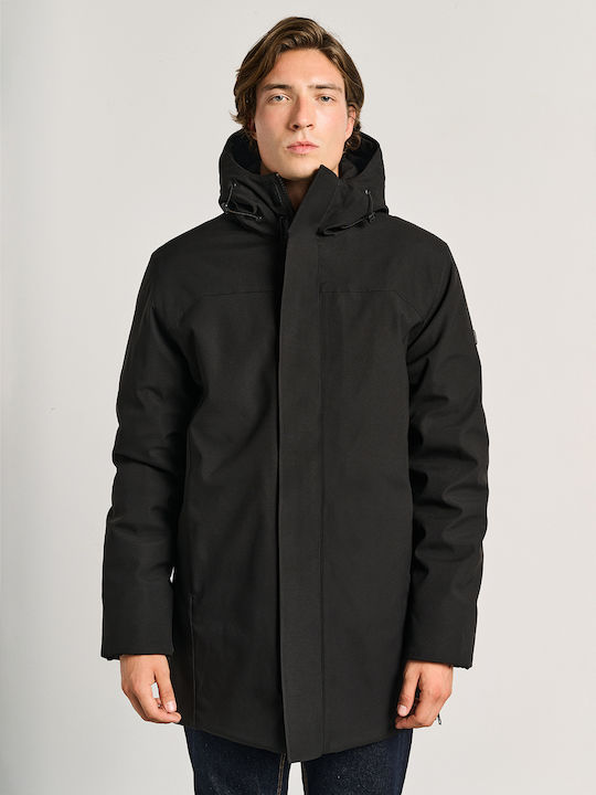 Geacă Parka de Iarnă Neagră 66-302.054.N0090