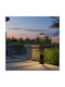 kelvo Gremo Outdoor Small Post LED Floor Lamp 7W With Warm White Light IP65 Black