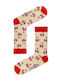 Carnaval Socks Χριστουγεννιάτικες Κάλτσες Μπεζ