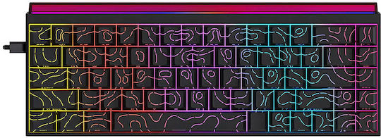 Ajazz NK68 Gaming Mechanical Keyboard 65% with Custom Red switches