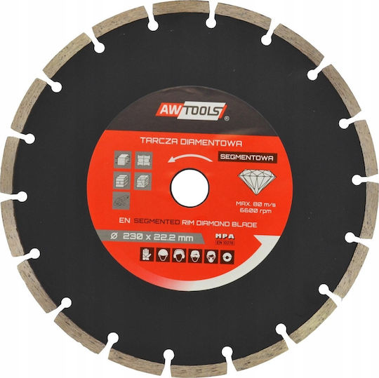AWTools Disc de tăiere Materiale de construcție 400mm