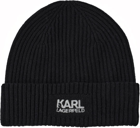 Beanie Männer Beanie Gestrickt in Schwarz Farbe