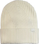 4F F569 Beanie Beanie Knitted in Beige color