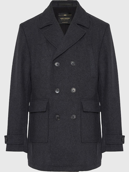 Funky Buddha Men's Coat Gray