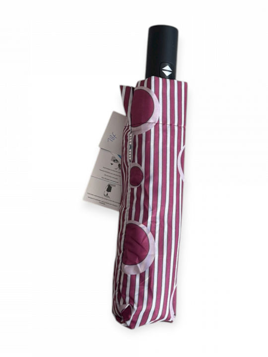 Blue Drop Umbrella Compact Burgundy