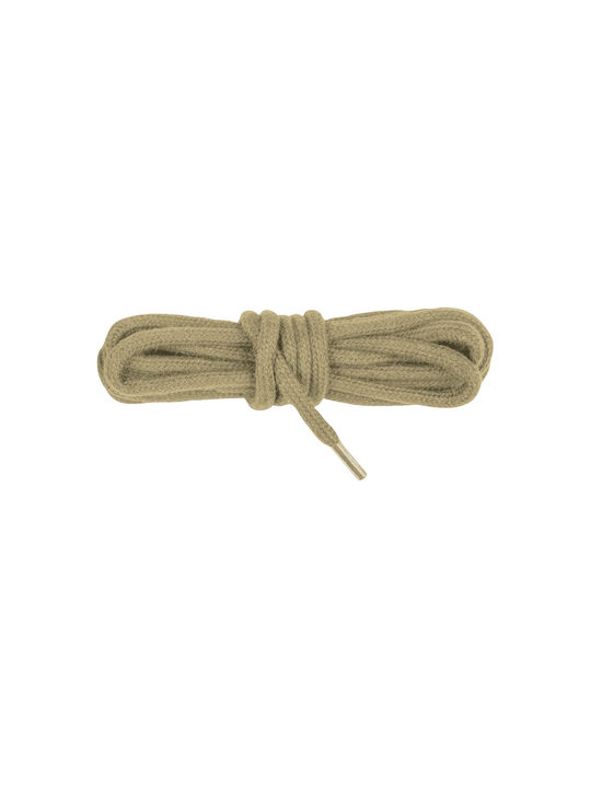 Bergal Trekking Cord Extra Thick Laces 90cm Dark Beige Width 5mm 90 Εκατοστα Σκουρο Μπεζ Ορειβατικα Κορδονια Στρογγυλα Πολυ Χοντρα