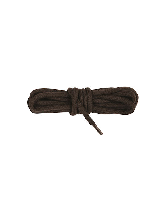 Bergal Trekking Cord Extra Thick Laces 150cm Dark Brown Width 5mm 150 Centimeters Dark Brown Hiking Round Very Thick Shoelaces