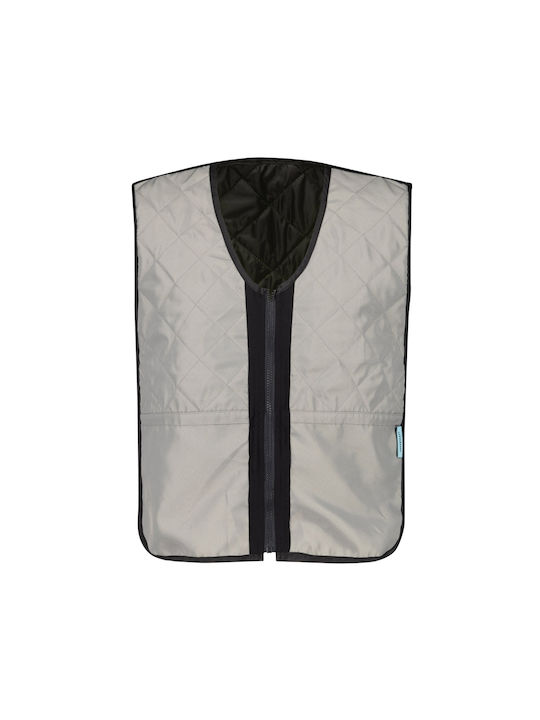 Cycling Windbreaker Jacket Sleeveless Gray