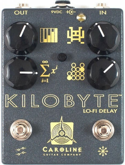 Caroline Effects Kilobyte Pedale Wirkung Verzögerung E-Gitarre und E-Bass